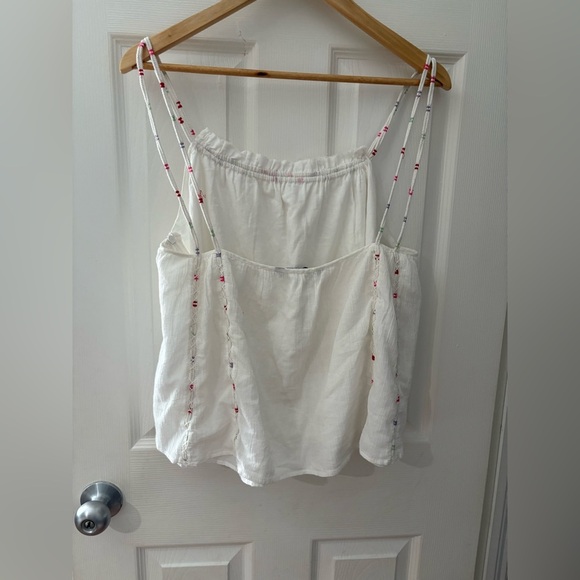 Elegant White Strappy Women's Top - Picture 4 of 12
